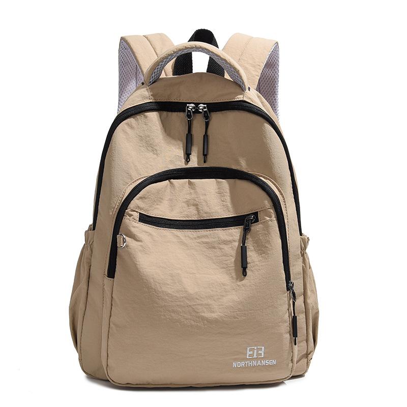 Schoolbag new backpack Korean version fresh male and female students schoolbag large capacity simple lightweight travel backpack