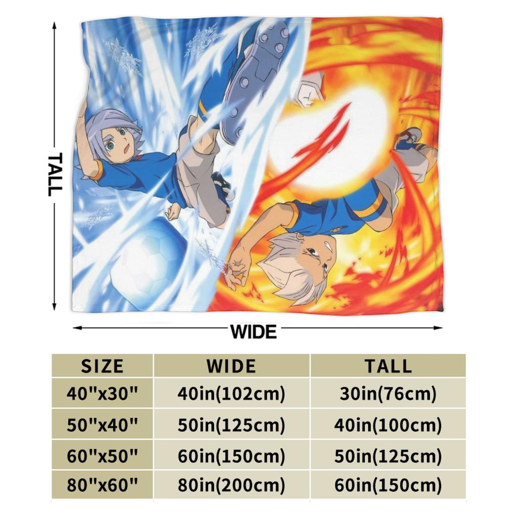 Stylish Inazuma Eleven: Victory Road Blanket Super Soft Flannel Comfortable Throw Blankets Machine Washable