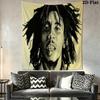 Bob Marley Legend Reggae Tapestry Background Cloth Fashion Print Background Wall Hanging Cloth Background Cloth Work Of Art