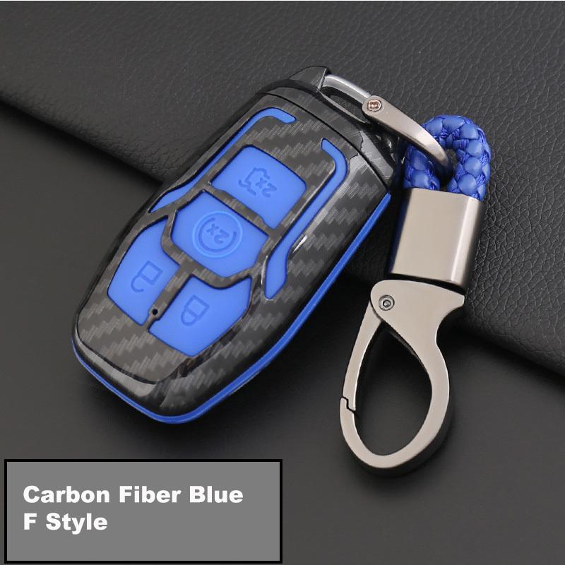 Car Smart Remote Key Cover Case Shell Fob Keychain Abs For Ford Focus Station Wagon Mondeo Mk3 Mk4 Kuga Fiesta C-Max Galaxy