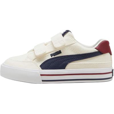 Court Classic Vulc FS V Little Kid Warm White Sugared Almond Kids Sneakers Cream Navy 396560-01
