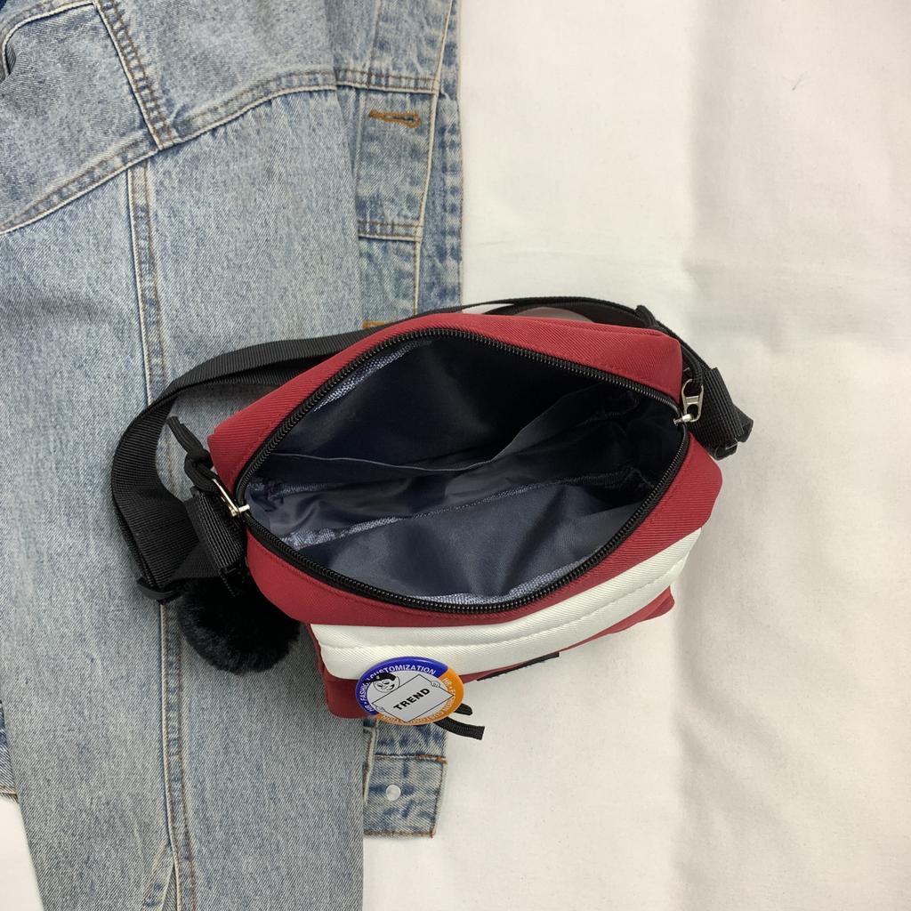 2025 Spring New Messenger Bag Small Bag Japanese Trendy Brand Casual Versatile Student Mobile Phone Bag Small Satchel Women
