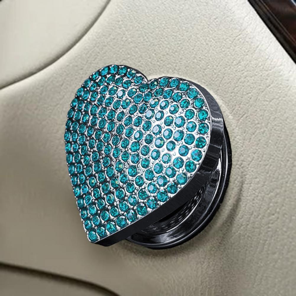 Stop Button Cover Sparkling Push Start Button Cover Protector for Car Engine Stop Switch Universal Easy Installation Automotive
