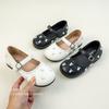 Fashion Girls' Shoes Soft Soled Kids Princess Shoe Simple Girls Leather Shoes Anti Slip Child Casual Shoe