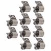10 Stück Edelstahl Mini Kraftstoffleitung Schlauchschelle Klemme 6mm-20mm Optionale Größe