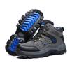 Autumn and Winter Warm Fleece-lined Men's Shoes, High-top Outdoor Hiking Shoes, Thick-soled Northeast Large Cotton Shoes, Casual Outdoor Snow Boots
