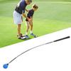 A363 Golf Curves Swing Practice Stick Rubber Trainer Sports Training Equipments Blue