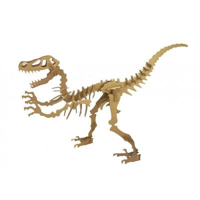 Cardboard Model - PICWIC - Velociraptor - 35x18x11 Cm - For Children from 6 Years Old - Mixed