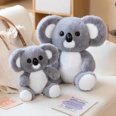 Güzel Avustralya Koala Peluş Oyuncak Doldurulmuş Gerçekçi Hayvan Koala Bebek Bebek Çocuk Odası Dekor Yastık Noel Doğum Günü Hediyesi