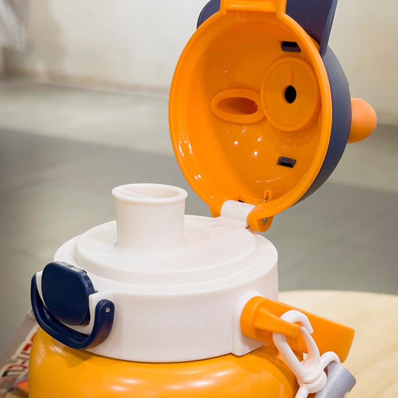 Mâner de mare capacitate care transportă ceașcă cu apă izolată pentru copii din oțel inoxidabil 316