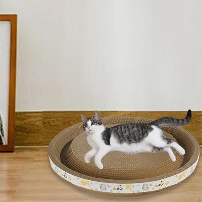 Cardboard Cat Scratcher Bed for Feline Claw Care
