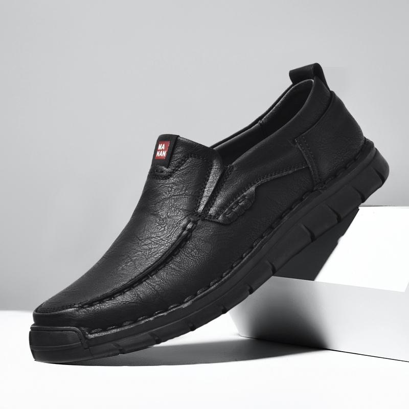 

New Soft Leather Men s Shoes Outdoor Men s Loafers Luxury Breathable Men s Driving Shoes Non-Slip Men s Casual Shoes 46