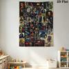 Smoker Dark Tapestry Wallmounted Background Cloth Home Decor Homestay Soft Decoration Tapestry Wall Decoration
