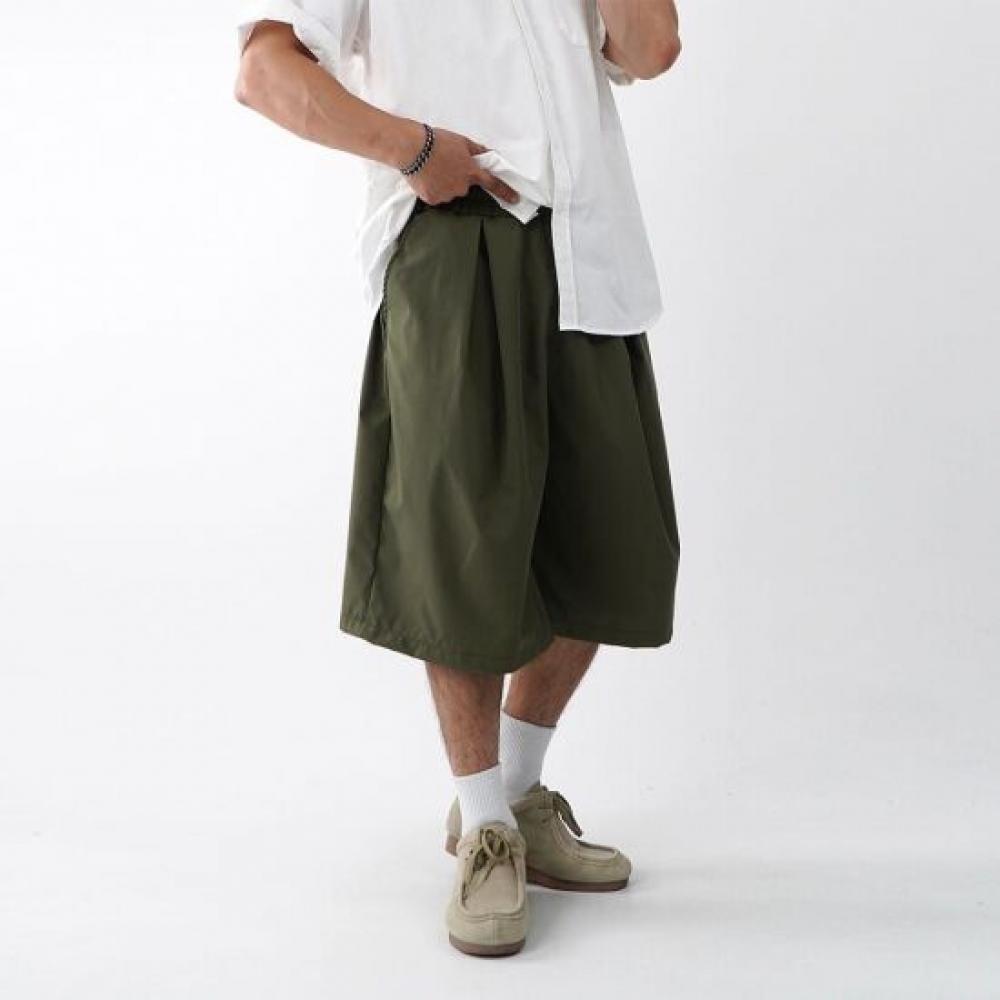 Onl Men 1 + 1 Pleat Bermuda Shorts 7 8 Nylon
