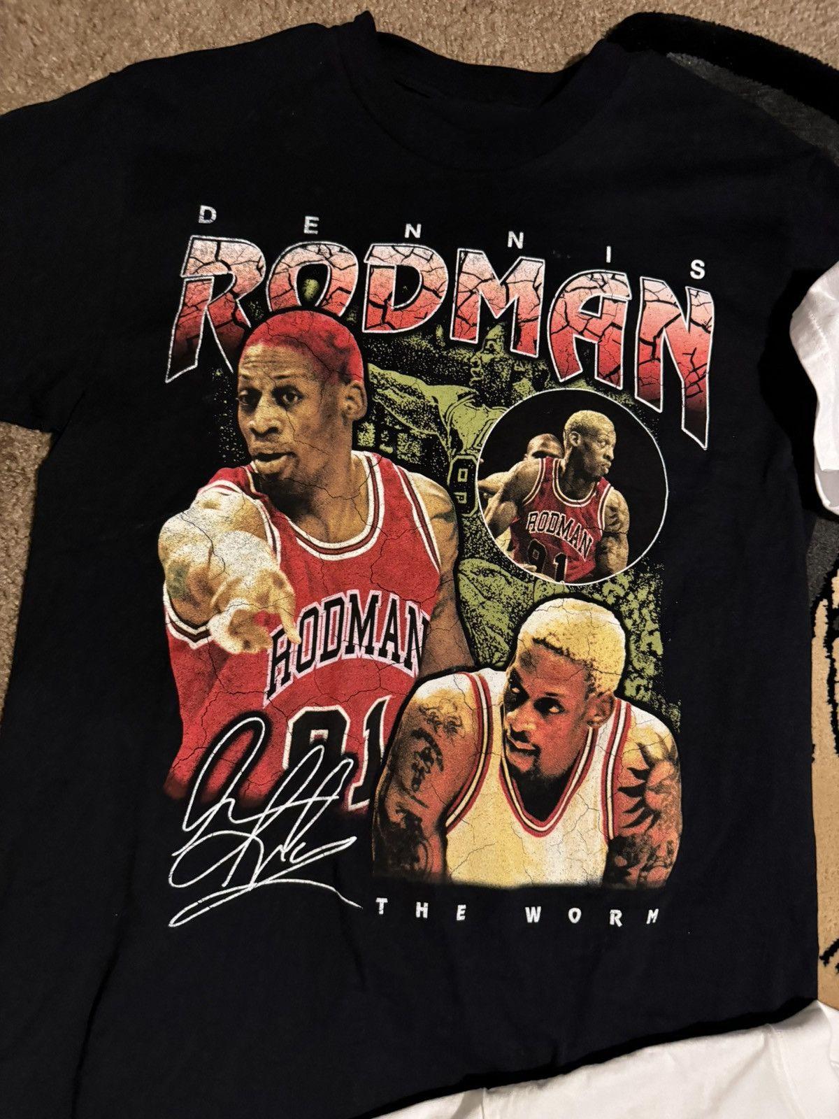 Rodman The Worm S-5XL Cotton Unisex T-Shirt XL