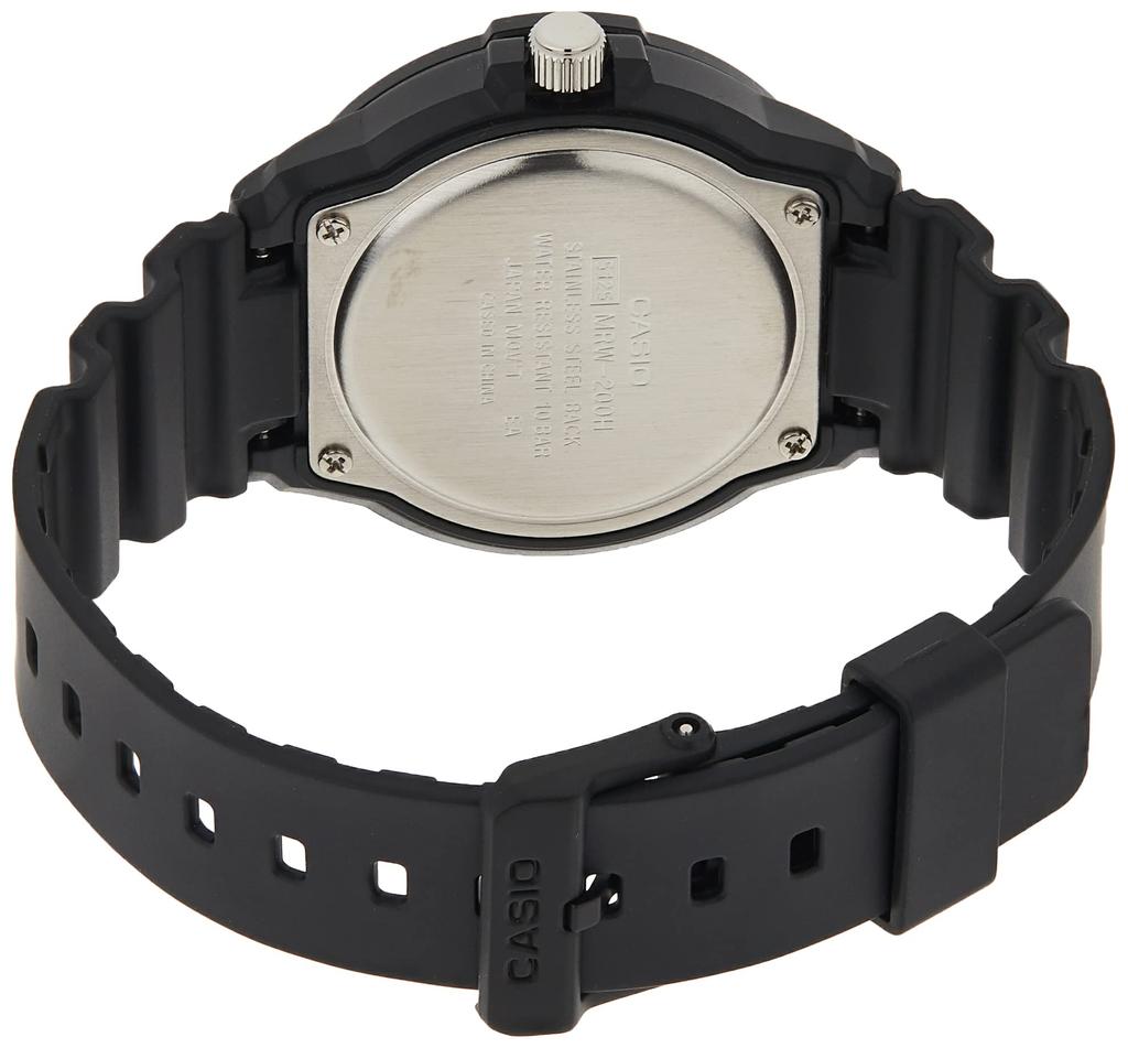 Casio Analoge Standarduhr Herren 3-Zeiger MRW-200H-4B (Importiert)