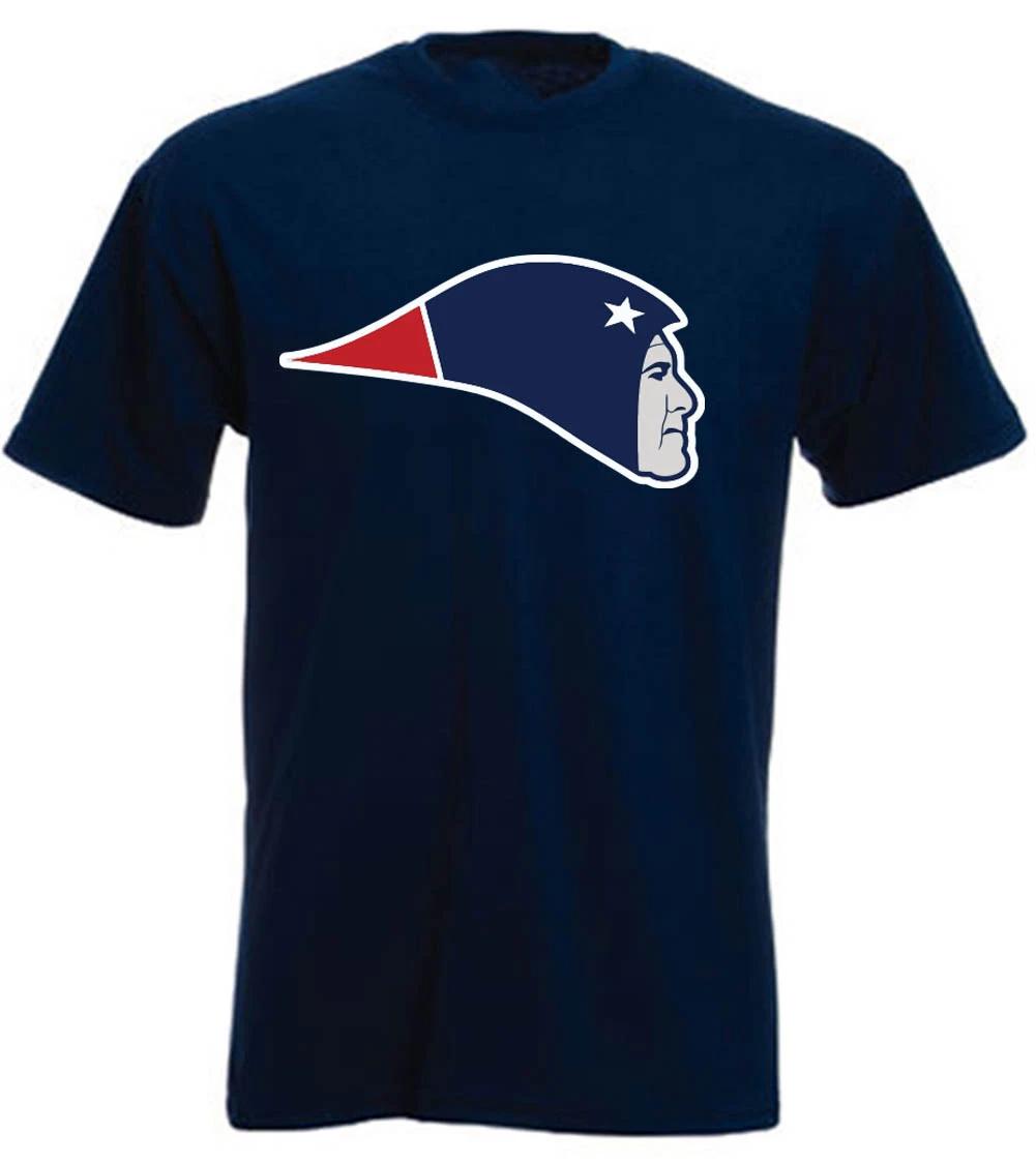 Bill Belichick Tom Brady New England Patriots Logo T-Shirt S