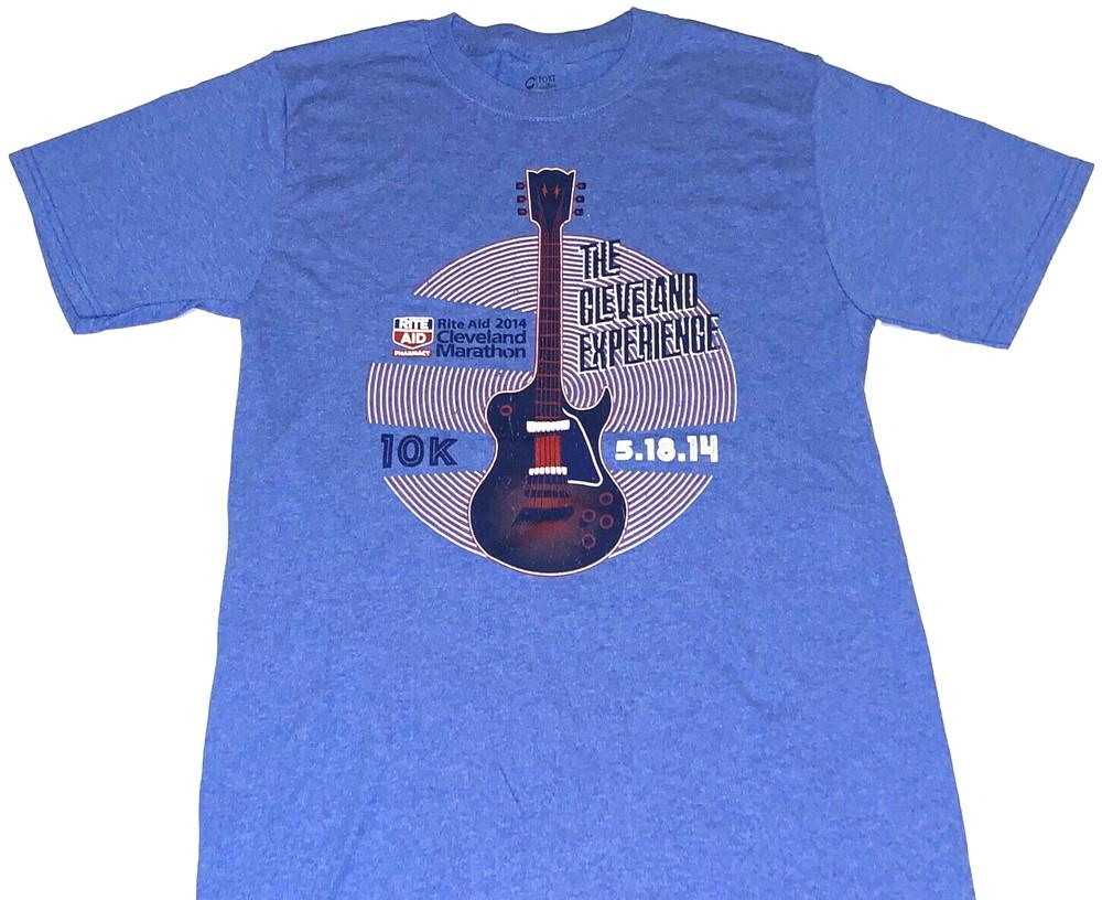 Rare! Vintage 2014 Cleveland Ohio Marathon 10K Race T-Shirt New! SMALL Unisex T-Shirt XXXXL