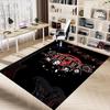 1pc KMFDM Home Office, Durable Polyester Floor Mat with Easy, Office Decor, Urban Style, Nonslip Backing, Highquality Fabric