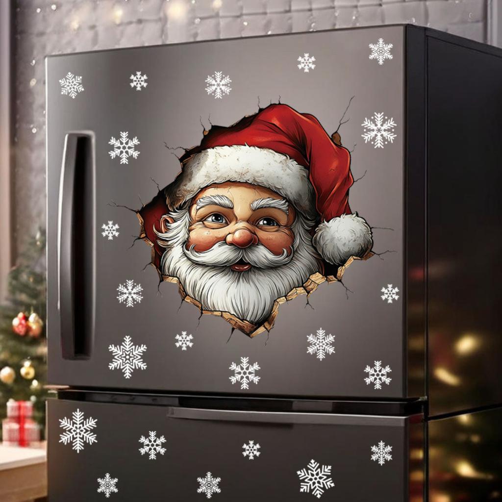 Removable Static Cling Window Decals - Reusable No Residue Window Stickers For Seasonal & Business Decor