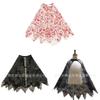 Halloween Spider Web Lace Cape For Kids And Adults Cosplay Party Costume