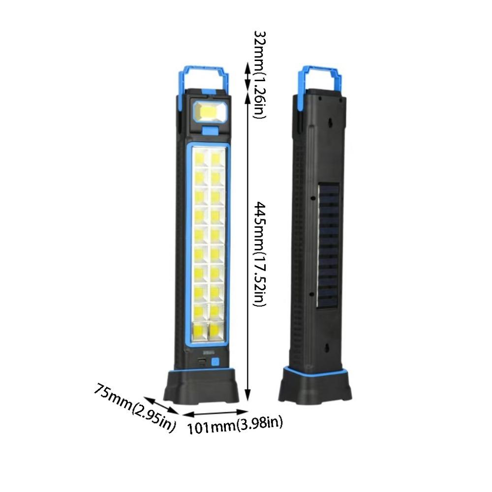 

Multi-Function Solar-Powered Lamp Magnetic Base Emergency Light Maintenance Work Light SMD LED