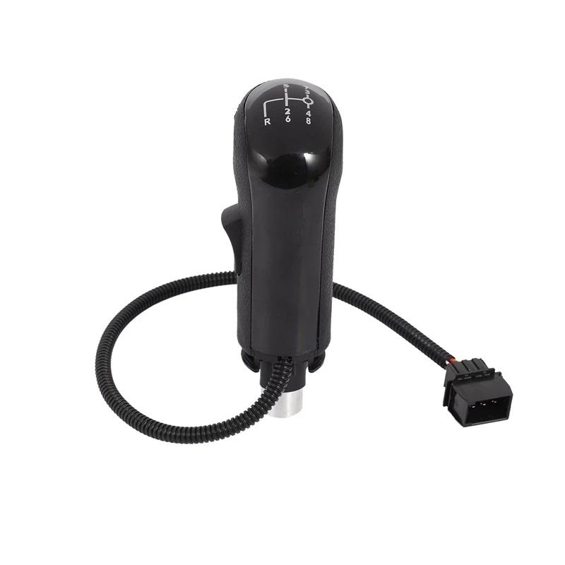 High Quality 4Pin Truck Electric Shift Knob Gear Knob Gear Shift Head For MAN TGA TGX TGS 4Pin Black