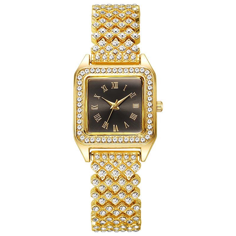 Nieuwe Mode Dames Armband Vierkante Horloges Dames Quartz Polshorloge Voor Valentijnsdag Verjaardagscadeaus