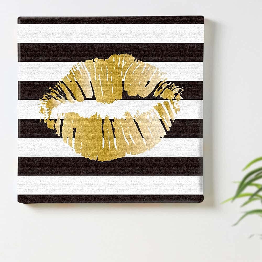 Art Deli Poster Panel Lip 57cm x 57cm Made in Japan Lightweight Fabric pop-0095-L