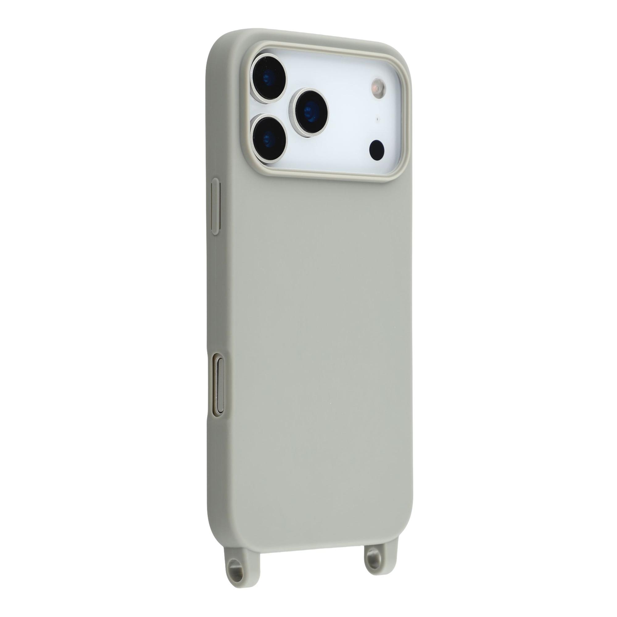 

For iPhone 17 Pro Max Case Soft TPU Protective Phone Cover with Lanyard Holes