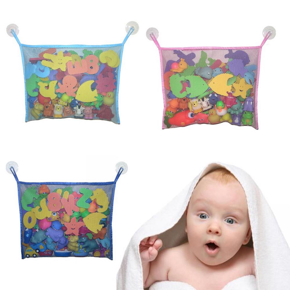 Buy Fashion Baby Bathroom Bathtub Mesh Toy Organizer Holder Storage Bag
