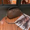 Women Luxury Real Split Cowhide Leather Crossbody Saddle Bag Soft Small Square Shoulder Bag For Female Casual Handbag Wholesale