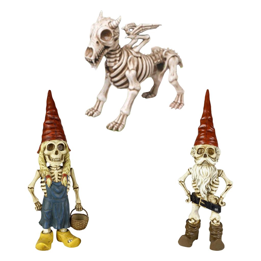 Halloween Skeleton Dwarf Dog Skeleton Ornament