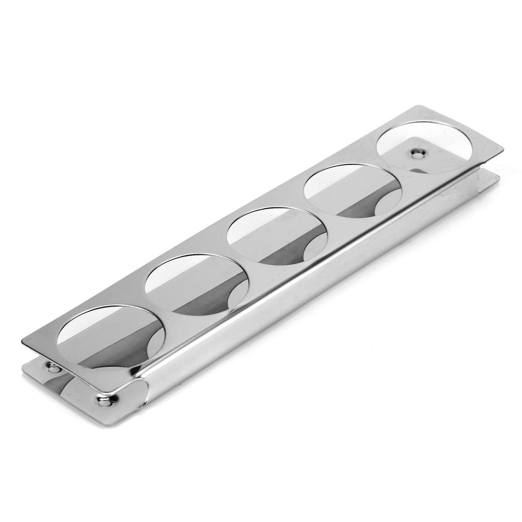 Dental Drip Bottle Placement Rack Silver Stainless Steel Reusable Bottle Holder for Dentists