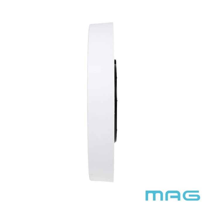 MAG Wall Clock, Wi-Fi Connected, Wireless LAN, Analog, Silent, Continuous Second Hand, Simple Design, Easy To Read, for Living RoomApartment, Approx.
