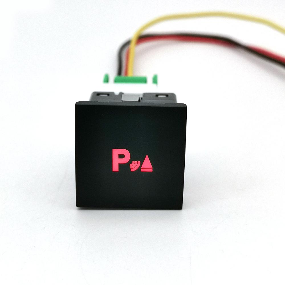 1PC DC12V Car LED DRL Camera Power ON off Fog Light Switch Button with wire For Golf 6 Jetta MK6 Scirocco Touran 2006 - 2012
