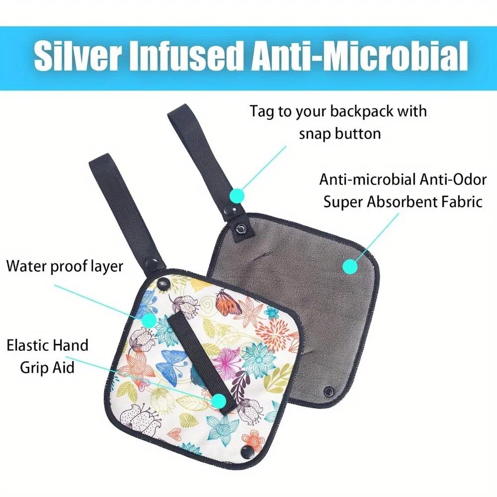 Pee Cloth Reusable Camping Toilet Paper Outdoors Pads for Women who Pee Outdoors Female Urination Solution for Camping Hiking