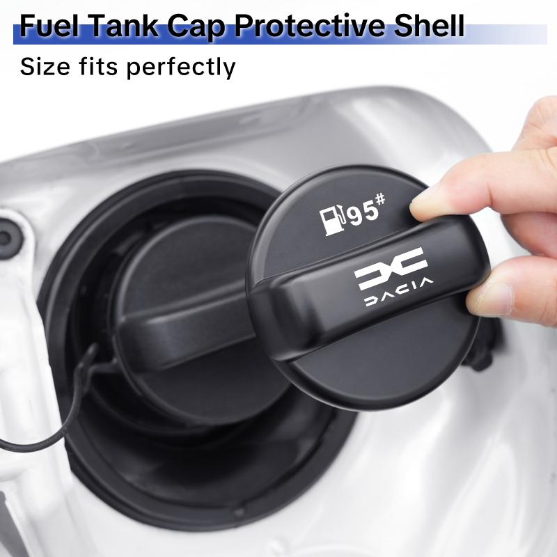 Car Zinc Alloy Fuel Tank Cap Dustproof Petrol Cover Stickers For Dacia Duster Logan Sandero Lodgy Dokker Stepway Mcv 2 Solenza