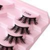 Lashie - Set of 10 Pairs: Volume Criscross Half False Eyelashes