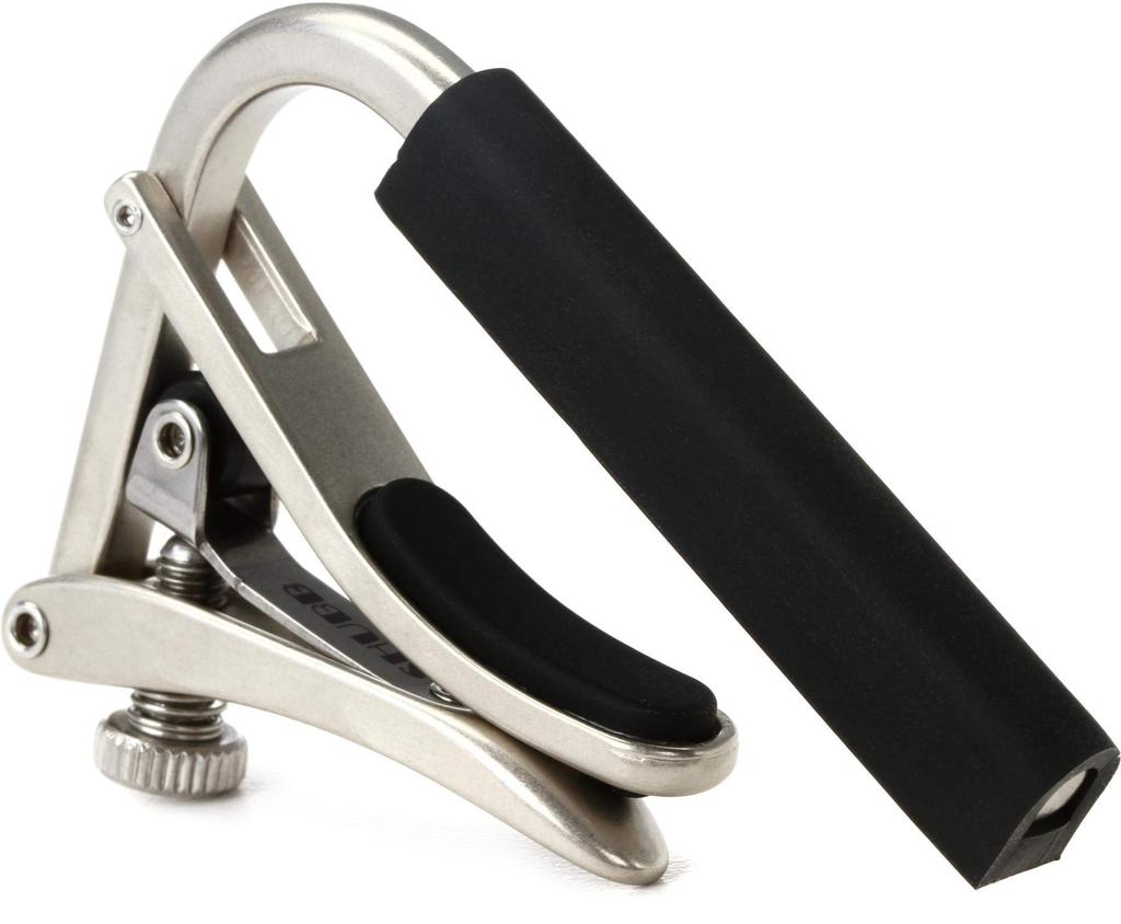 SHUBB Brushed Nickel Capo for Classical Guitar C-2N