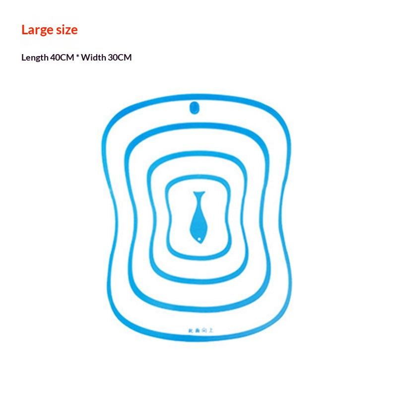 Kitchen Non-Slip Chopping Blocks Tool Flexible Transparent Cutting Board Kitchen Pp Cutting Boards Classification Chopping Board