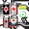 Canada Canadian Flag Phone Case For iPhone17,16,15,14,13,12,11 Plus,Pro Max Magnetic For Magsafe Wireless Charging