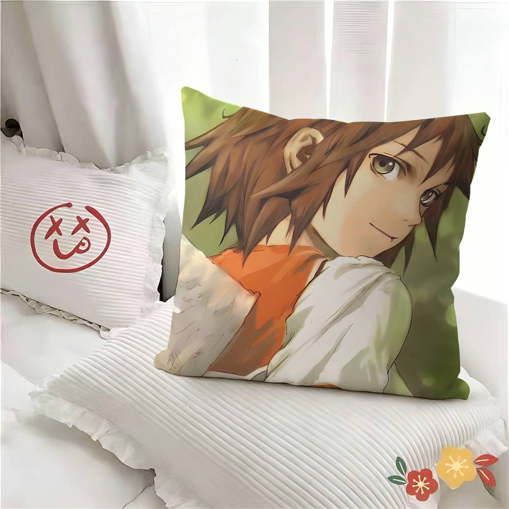 pc Anime Haibane Renmei Pillow Case Fashion Square Pillowcase Bedroom Sofa Room Ins Decoration Leisure