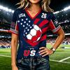Women's Fashion Casual Letter Print Short Sleeve T-Shirt Top