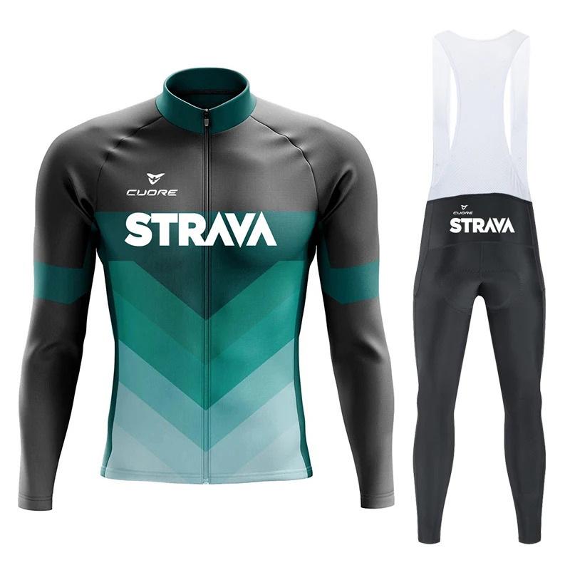 Enganliegender Radanzug, Herren und Damen Gleich, Mountainbike Rennrad Schnelltrocknend Trend Radanzug 2026 Herbst Atmungsaktives Radanzug Set