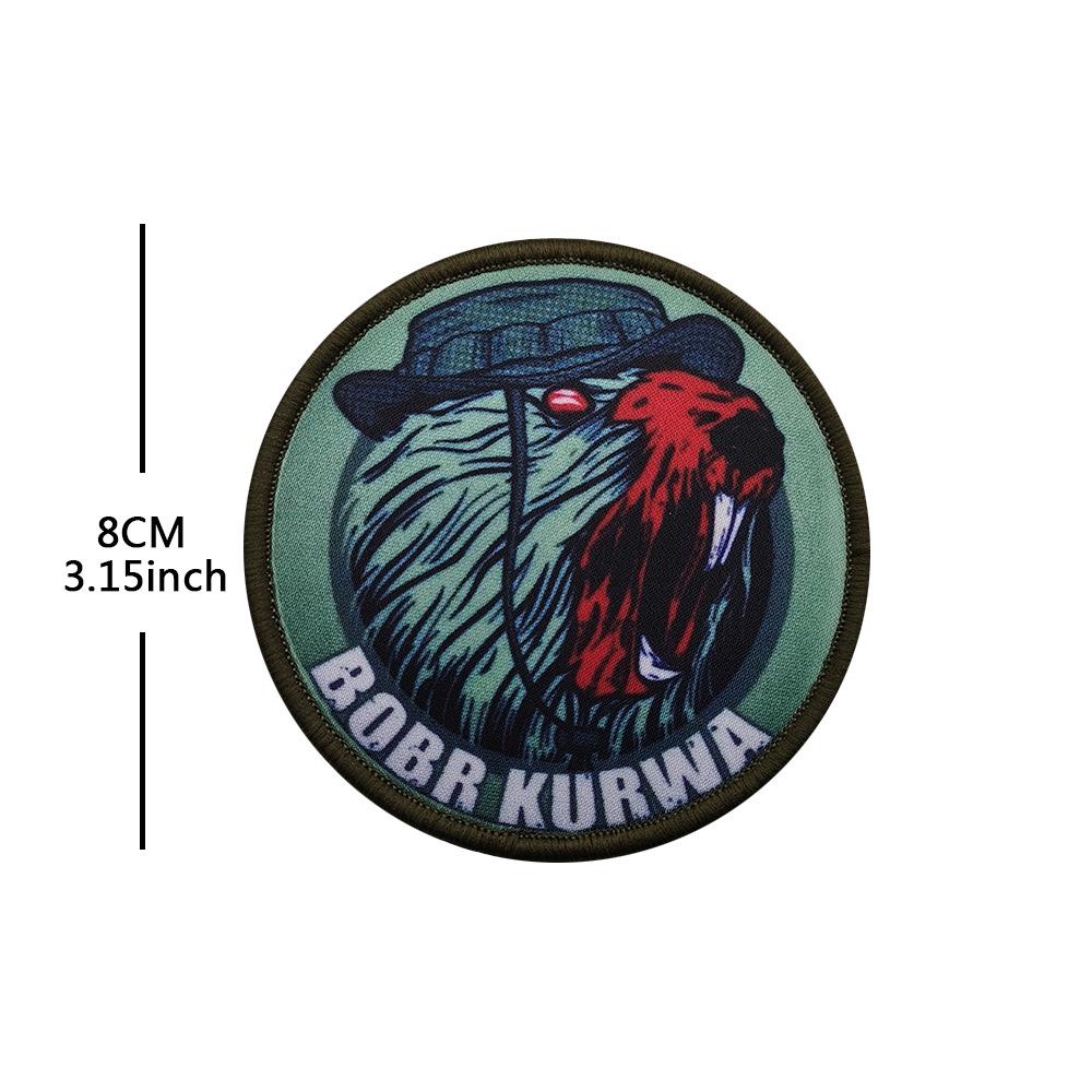 BEAVER CROW River Beaver Anime Tactical Bird Soldier Velcro Patch Sticker Collection