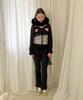 HETIT Fur Trim Balaclava (Leopard)