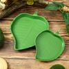 Leaf Reptile Food Water Bowl Reptile Food Water Bowl Tortoise Habitat Accessories Water Plate For Turtle Lizards Hermit Crab