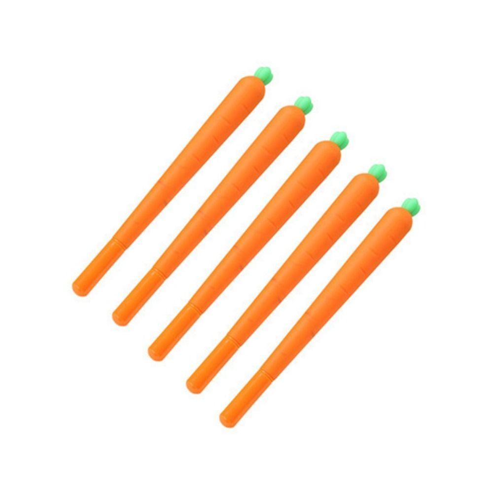 1/5Pcs Quick-drying Gel Pen 0.5mm Exam Professional Pens Durable Erasable Pen