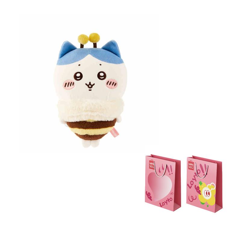MINISO x Chiikawa Hachiware, Chiikawa, Usagi Sakura Season Bee Dolls Plush Doll Trumpets High Doll